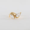 1.50CT-2.50CT Marquise And Pear Cut Moissanite Toi et Moi Engagement Ring | Two Stone Ring
