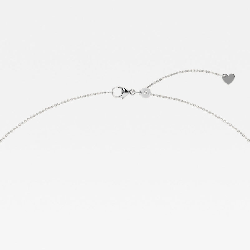 2.15 TCW Round Moissanite Diamond Chevron Style Necklace