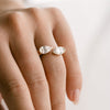 2.0CT To 4.0CT Pear Cut Moissanite Diamond Toi et Moi Engagement Ring | Two Stone Ring