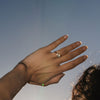 1.50CT-2.50CT Unique Bezel Round Cut Diamond Halo Engagement Ring