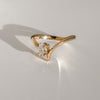 1.0CT-2.0CT Oval Cut Moissanite Unique Diamond Engagement Ring