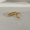 1.0CT-2.0CT Oval Cut Moissanite Diamond Unique Engagement Ring
