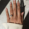 1.0CT-2.0CT Oval Cut Moissanite Diamond Unique Engagement Ring
