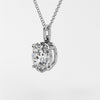 0.7 ctw Solitaire Oval Diamond Necklace for Women