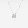 0.50 CT Asscher Moissanite Diamond Solitaire Necklace