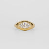 1.50CT-2.50CT Marquise Cut Diamond Thick Bezel Engagement Ring