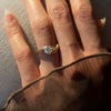 1.0CT-2.0CT Round Cut Moissanite Unique Diamond Engagement Ring