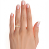 3mm Seven Stone Round Moissanite Men's Wedding Band