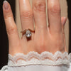 1.0CT-2.0CT Pear Cut Moissanite Diamond Unique Engagement Ring