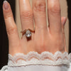 1.0CT-2.0CT Pear Cut Moissanite Diamond Unique Engagement Ring