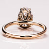 1.09 - 3.09 CT Pear CVD Diamond Hidden Halo Engagement Ring