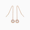 Round Cut Moissanite Unique Diamond Earrings for Women