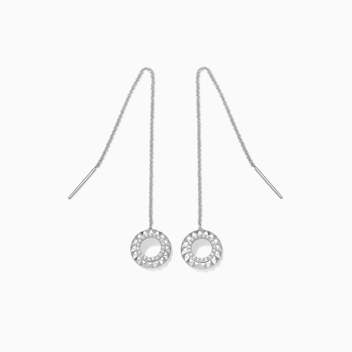 Round Cut Moissanite Unique Diamond Earrings for Women