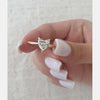 1.0ct Heart Shape Moissanite Solitaire Diamond Engagement Ring