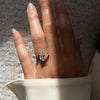 1.50CT-2.50CT Oval Cut Moissanite Diamond Unique Engagement Ring
