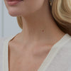 0.73 TCW Round Moissanite Diamond Hoop Earrings