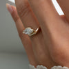 1.0CT-2.0CT Marquise Cut Moissanite Unique Diamond Engagement Ring