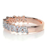 Half Eternity Marquise plus round Moissanite Diamond Wedding Band