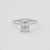 2CT Radiant Cut Moissanite Solitaire Engagement Ring