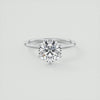 2CT Round Brilliant Cut Moissanite Solitaire Engagement Ring