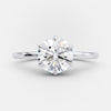 1.50ct Round Brilliant Cut Moissanite Solitaire Engagement Ring