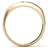 1.25ct Round Cut Five Stone Moissanite Men's Wedding In Rose Gold