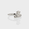 1.0CT-3.0CT Oval Cut Moissanite Diamond Unique Solitaire Engagement Ring