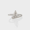 1.50CT-2.50CT Pear Cut Diamond Unique Solitaire Engagement Ring