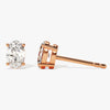 1.0Ct Oval Cut Moissanite Diamond Stud Earrings for Women