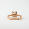 1.50CT Cushion Cut Hidden Halo Pave Moissanite Engagement Ring