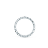 Round Brilliant Cut Bezel Set Full Eternity Wedding Band