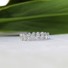 Oval Cut Moissanite Full Eternity Wedding Band