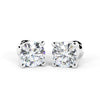 2.0CT Round Cut Moissanite Diamond Stud Earrings in White Gold
