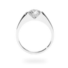 1.0CT-2.0CT Round Cut Moissanite Diamond Tension Set Engagement Ring