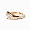 1.0CT-2.0CT Floe Moissanite Diamond Bezel Engagement Ring