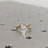 1.50 - 3.50 CT Oval CVD Diamond Solitaire Engagement Ring