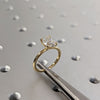 1.50 - 3.50 CT Oval CVD Diamond Solitaire Engagement Ring