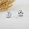 1.22 TCW Round Moissanite Diamond Stud Earrings