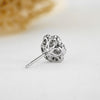 1.22 TCW Round Moissanite Diamond Stud Earrings