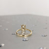 1.50 - 3.50 CT Oval CVD Diamond Solitaire Engagement Ring