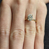 1.50 - 3.50 CT Oval CVD Diamond Solitaire Engagement Ring