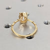 1.50-3.50 CT Oval CVD Diamond Dainty Engagement Ring