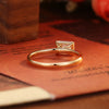 1.0-3.0 CT Emerald CVD Diamond Solitaire Engagement Ring
