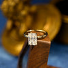 1.50 CT-3.50 CT Radiant CVD Diamond Solitaire Engagement Ring