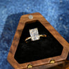1.50 CT-3.50 CT Radiant CVD Diamond Solitaire Engagement Ring