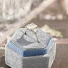 2.0-4.0 CT Radiant G/VS2 CVD Diamond Three Stone Style Engagement Ring