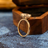 1.50 CT-3.50 CT Radiant CVD Diamond Solitaire Engagement Ring