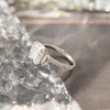 2.0-4.0 CT Radiant G/VS2 CVD Diamond Three Stone Style Engagement Ring