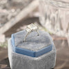 2.0-4.0 CT Radiant G/VS2 CVD Diamond Three Stone Style Engagement Ring