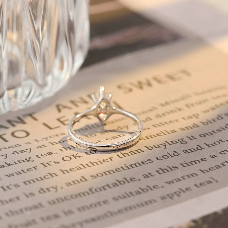 1.0 - 3.0 CT Marquise CVD Diamond Solitaire Engagement Ring